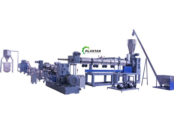 Kruszona sztywna twarda maszyna do granulowania PP PE HDPE do recyklingu tworzyw sztucznych 1200 kg / h